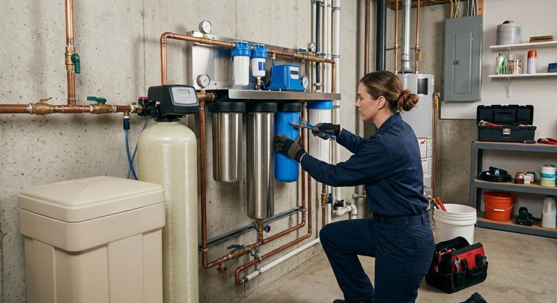 Water Filtration Installation in San Antonio, TX